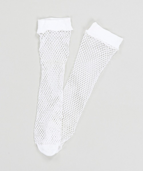 SPINNS（スピンズ）の「編みハイソックス（ソックス/靴下・レディース・ブラック/ホワイト・ONESIZE）」の6枚目の写真