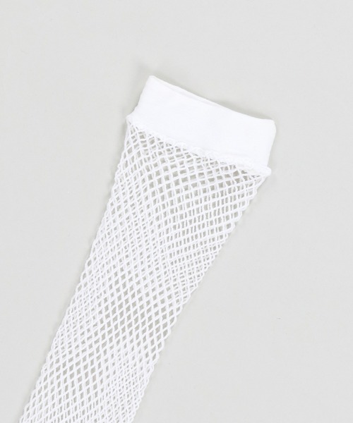 SPINNS（スピンズ）の「編みハイソックス（ソックス/靴下・レディース・ブラック/ホワイト・ONESIZE）」の7枚目の写真