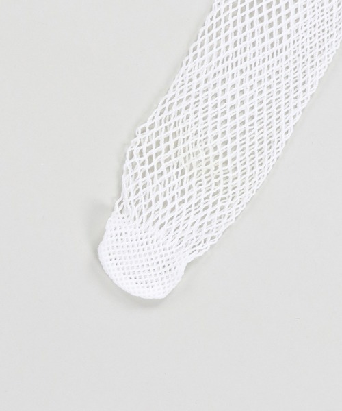 SPINNS（スピンズ）の「編みハイソックス（ソックス/靴下・レディース・ブラック/ホワイト・ONESIZE）」の8枚目の写真