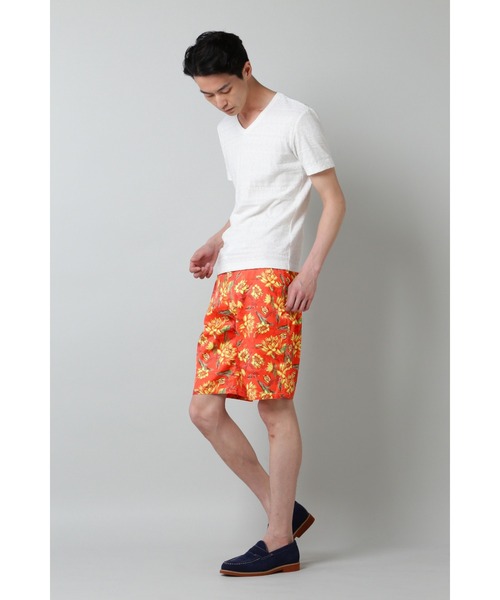 BLUE TORNADO（ブルートルネード）の「BLUE TORNADO∴フラワープリントショーツ（その他パンツ・メンズ・レッド・M/L）」の4枚目の写真