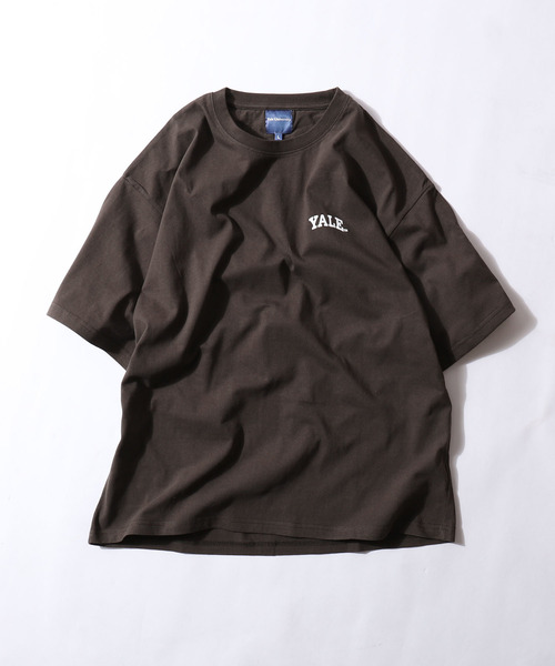 ZIP FIVE(ジップファイブ)の「【YALE】 カレッジロゴ プリント ビッグシルエット 綿100 半袖 Tシャツ(Tシャツ/カットソー・メンズ・ホワイト系/ネイビー系/アイボリー系/ネイビー/グレー系/ホワイト/チャコール/オートミール/ホワイト系1/グレー系1/アイボリー系1/ネイビー系1・X-LARGE/MEDIUM/LARGE)」の5枚目の写真