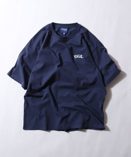 ZIP FIVE(ジップファイブ)の「【YALE】 カレッジロゴ プリント ビッグシルエット 綿100 半袖 Tシャツ(Tシャツ/カットソー・メンズ・ホワイト系/ネイビー系/アイボリー系/ネイビー/グレー系/ホワイト/チャコール/オートミール/ホワイト系1/グレー系1/アイボリー系1/ネイビー系1・X-LARGE/MEDIUM/LARGE)」の11枚目の写真