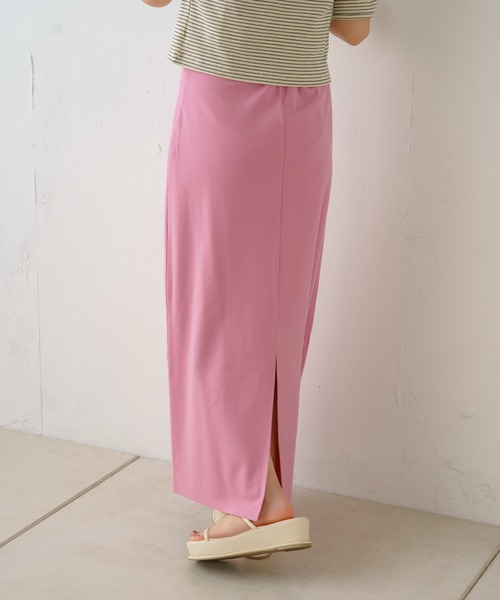 Kastane（カスタネ）の「ポンチIラインスカート（スカート・レディース・ブラック/アイボリー/グリーン/ピンク・FREE）」の16枚目の写真