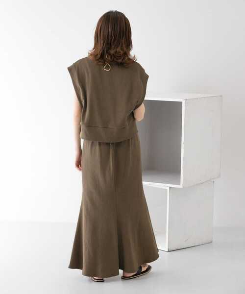 KBF(ケイビーエフ)の「リブカットソーマーメイドスカート(スカート・レディース・ブルー/ブラウン/ブラック・ONE)」の10枚目の写真