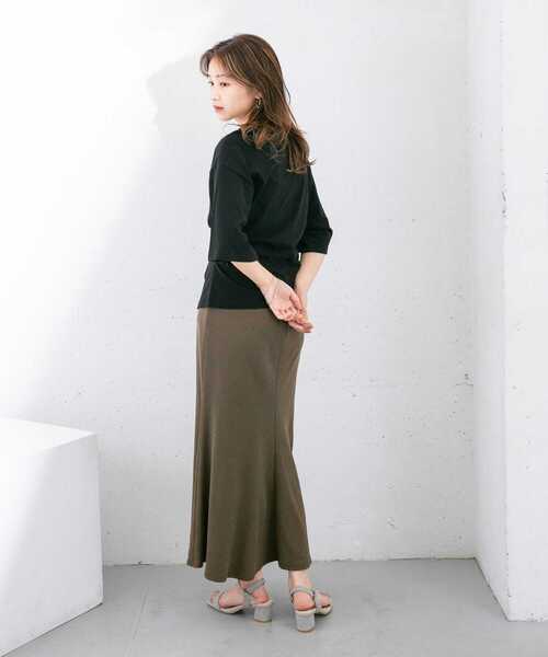 KBF(ケイビーエフ)の「リブカットソーマーメイドスカート(スカート・レディース・ブルー/ブラウン/ブラック・ONE)」の16枚目の写真