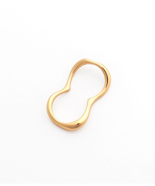 Settimissimo（セッティミッシモ）の「ウェーブデザインダブルリング（リング・レディース・シルバー/ゴールド・FREE）」の4枚目の写真