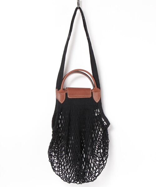 ECHELLE Liberte（エシェルリベルテ）の「LONGCHAMP LE PLIAGE FILET ロンシャン ル プリアージュ フィレ ネット ハンドバッグ（ハンドバッグ・レディース・ブラック/キナリ/イエロー/ピンク・FREE）」の12枚目の写真