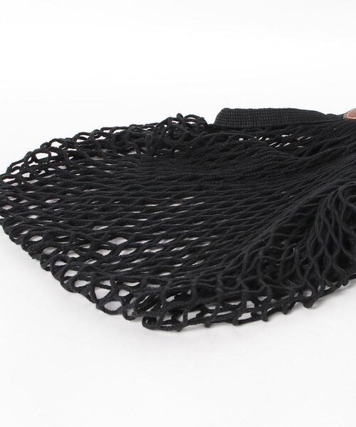 ECHELLE Liberte（エシェルリベルテ）の「LONGCHAMP LE PLIAGE FILET ロンシャン ル プリアージュ フィレ ネット ハンドバッグ（ハンドバッグ・レディース・ブラック/キナリ/イエロー/ピンク・FREE）」の6枚目の写真