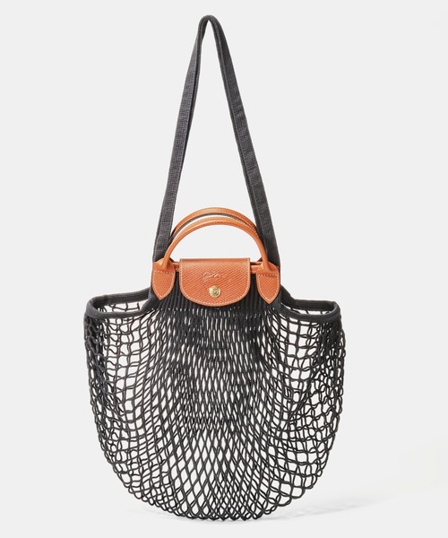 ECHELLE Liberte（エシェルリベルテ）の「LONGCHAMP LE PLIAGE FILET ロンシャン ル プリアージュ フィレ ネット ハンドバッグ（ハンドバッグ・レディース・ブラック/キナリ/イエロー/ピンク・FREE）」の16枚目の写真