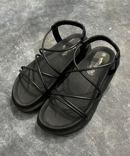 apres jour mignon（アプレジュールミニョン）の「シャークソールスポサン【ZOZOTOWN限定アイテム】（サンダル・レディース・アイボリー/ブラック・SMALL/LARGE/MEDIUM/X-LARGE）」の3枚目の写真