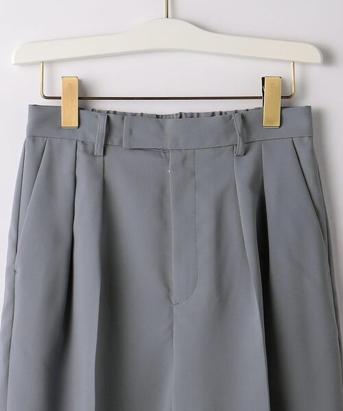 極美品♡グリーンレーベルリラクシング　ノーカラー　ワイドパンツ　ウエストリボン green label relaxing（グリーンレーベルリラクシング）の「ハイ