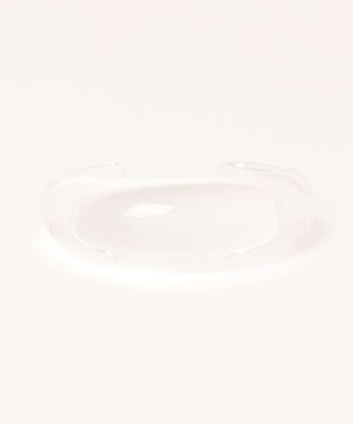 LOWRYS FARM（ローリーズファーム）の「クリアバングル　279187（ブレスレット・レディース・ブラウン/オフホワイト/カーキ・FREE）」の2枚目の写真