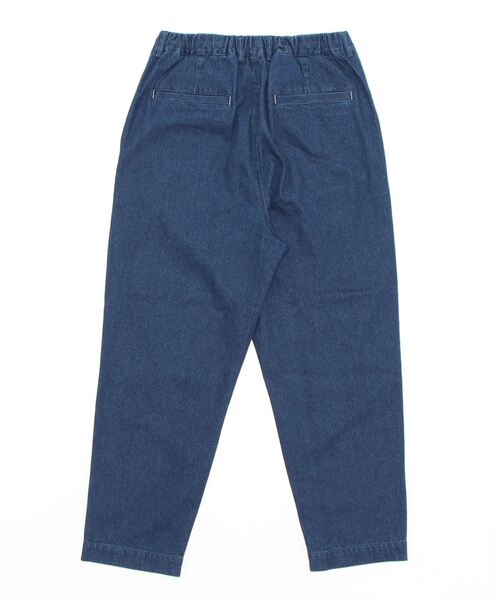 ADPOSION（アドポーション）の「【WEB限定】ワイドデニムパンツ / Tuck Denim Wide Pants（デニムパンツ・メンズ・ホワイト/サックスブルー/インディゴブルー・LARGE/MEDIUM/SMALL）」の4枚目の写真