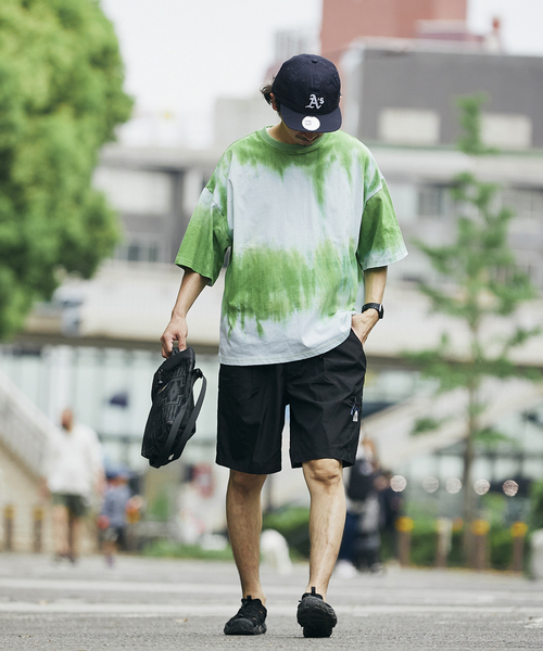 JOURNAL STANDARD relume（ジャーナルスタンダード　レリューム）の「タイダイ CREW NECK Tシャツ（Tシャツ/カットソー・メンズ・パープル/ネイビー/カーキ/ピンク/ブルー/グリーン・MEDIUM/LARGE）」の12枚目の写真