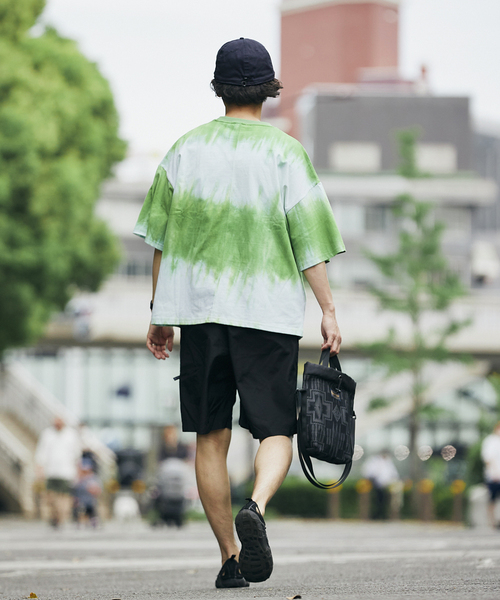 JOURNAL STANDARD relume（ジャーナルスタンダード　レリューム）の「タイダイ CREW NECK Tシャツ（Tシャツ/カットソー・メンズ・パープル/ネイビー/カーキ/ピンク/ブルー/グリーン・MEDIUM/LARGE）」の13枚目の写真