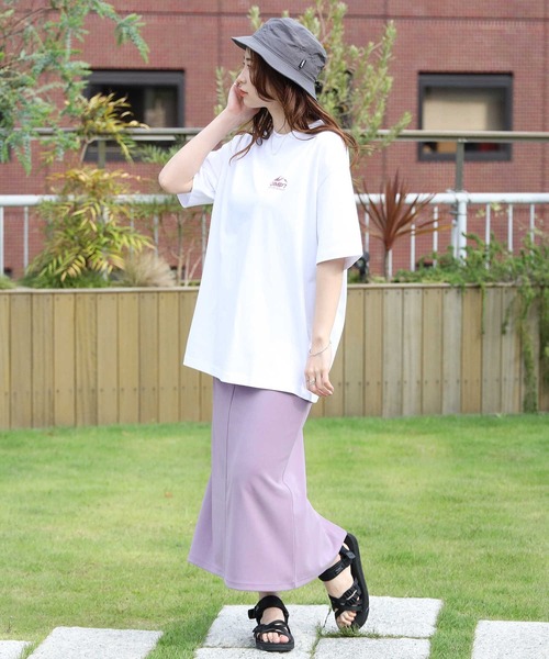 CAMP7（キャンプセブン）の「【CAMP7】バンダナプリントＴシャツ（Tシャツ/カットソー・レディース・ホワイト/ブラック/オレンジ・M/L）」の20枚目の写真