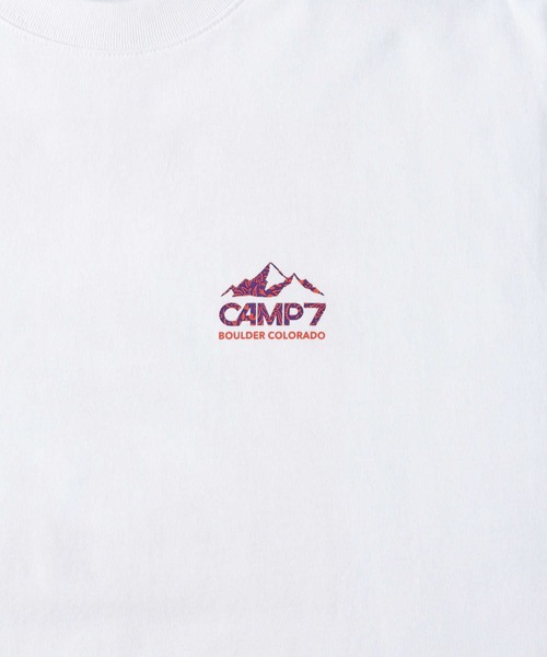 CAMP7（キャンプセブン）の「【CAMP7】バンダナプリントＴシャツ（Tシャツ/カットソー・レディース・ホワイト/ブラック/オレンジ・M/L）」の14枚目の写真