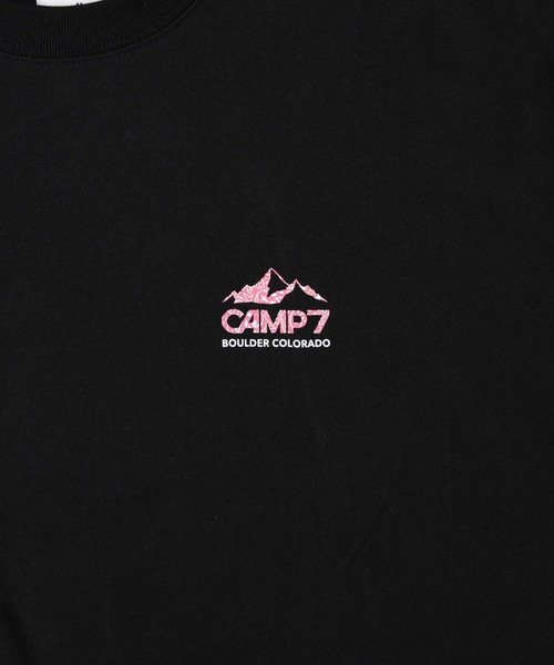 CAMP7（キャンプセブン）の「【CAMP7】バンダナプリントＴシャツ（Tシャツ/カットソー・レディース・ホワイト/ブラック/オレンジ・M/L）」の7枚目の写真
