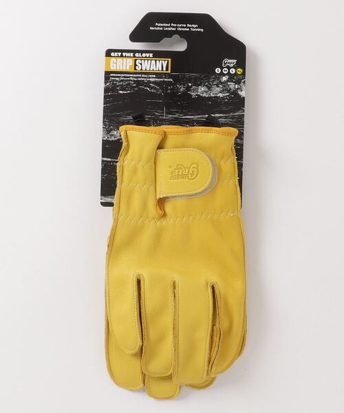 GRIP SWANY(グリップスワニー)の「GRIP SWANY ショートアウトドアグローブ G-3 / G-3B(アウトドアグッズ・メンズ・ブラック/イエロー・M/L/S/XL)」の4枚目の写真