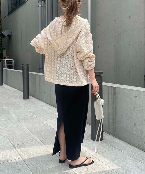 CAPRICIEUX LE'MAGE（カプリシューレマージュ）の「ストレッチキャミワンピース（ワンピース・レディース・イエロー/ホワイト/ブラック・FREE）」の16枚目の写真