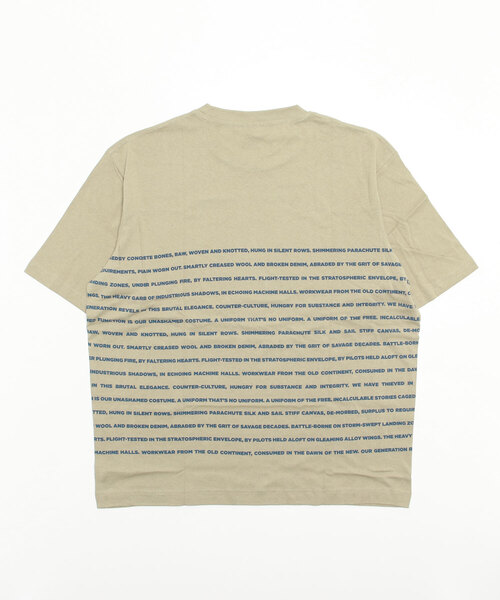 G-STAR（ジースター）の「TEXT STRIPE BOXY T-SHIRT/ストライプ/ロゴT/オーバーサイズ（Tシャツ/カットソー・メンズ・ベージュ/ライトグリーン/ダークブラック・SMALL/MEDIUM/LARGE/X-LARGE/X-SMALL/XX-LARGE）」の21枚目の写真