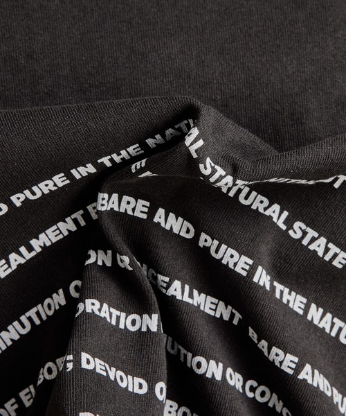 G-STAR（ジースター）の「TEXT STRIPE BOXY T-SHIRT/ストライプ/ロゴT/オーバーサイズ（Tシャツ/カットソー・メンズ・ベージュ/ライトグリーン/ダークブラック・SMALL/MEDIUM/LARGE/X-LARGE/X-SMALL/XX-LARGE）」の14枚目の写真