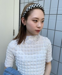 【MIDVEIN】エンボスTシャツ