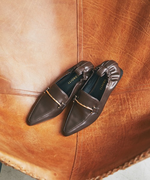 RIVE DROITE（リヴドロワ）の「ポインテッドローファー（ローファー・レディース・ブラック/ブラウン・S/M/L）」の8枚目の写真