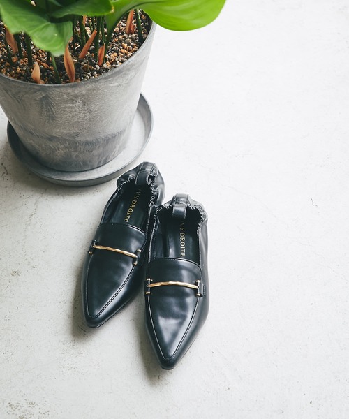 RIVE DROITE（リヴドロワ）の「ポインテッドローファー（ローファー・レディース・ブラック/ブラウン・S/M/L）」の5枚目の写真