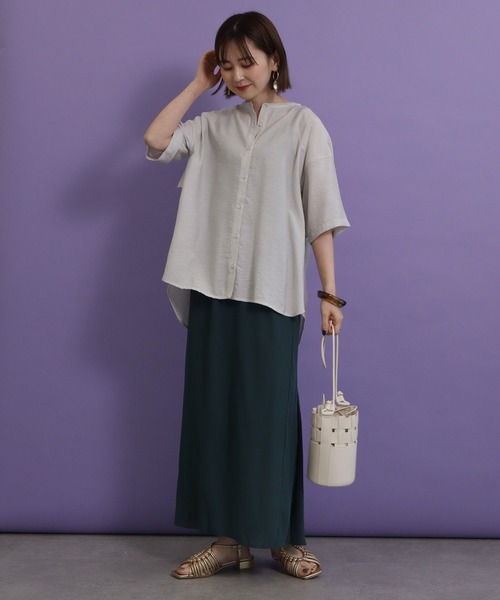 AMERICAN HOLIC(アメリカンホリック)の「楊柳バックティアードタイトスカート(スカート・レディース・ブラック/ブルーグリーン・S/M/L)」の7枚目の写真