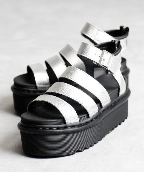 And A(アンドエー)の「Dr.Martens ドクターマーチン / Blaire Quad ブレアー クアッド 厚底レザーストラップサンダル / 30715058(サンダル・レディース・シルバー・23cm/24cm)」の18枚目の写真