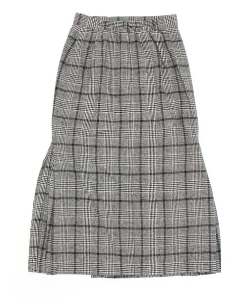 RANAN（ラナン）の「チェック柄サイドプリーツスカート（スカート・レディース・ブラウン/ブラック・M/LL/L）」の9枚目の写真