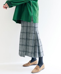 RANAN | チェック柄サイドプリーツスカート(スカート)