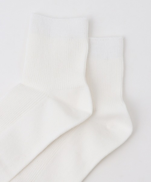 Honeys(ハニーズ)の「ショート丈リブソックス(ソックス/靴下・レディース・ホワイト/ブラック/オレンジ/イエロー/グリーン/レッド/ブルー/ベージュ・FREE)」の20枚目の写真