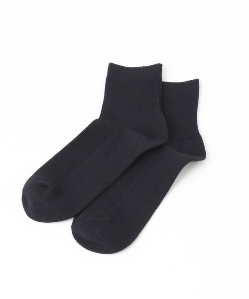 Honeys(ハニーズ)の「ショート丈リブソックス(ソックス/靴下・レディース・ホワイト/ブラック/オレンジ/イエロー/グリーン/レッド/ブルー/ベージュ・FREE)」の14枚目の写真