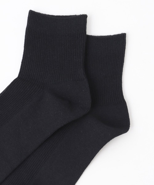 Honeys(ハニーズ)の「ショート丈リブソックス(ソックス/靴下・レディース・ホワイト/ブラック/オレンジ/イエロー/グリーン/レッド/ブルー/ベージュ・FREE)」の17枚目の写真