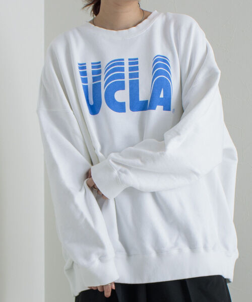 GOOD ROCK SPEED（グッドロックスピード）の「【GOOD ROCK SPEED/グッドロックスピード】UCLA カレッジロゴ スウェット P/O（スウェット・メンズ・ホワイト・M/L）」の16枚目の写真