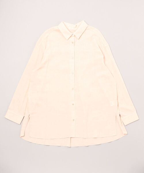 casa fline/Organic cottonボタニカルダイルーズシャツ