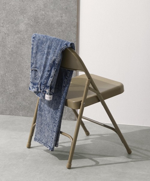 EMMA CLOTHES（エマクローズ）の「ヴィンテージライクワイドテーパードデニムパンツ EMMA CLOTHES（デニムパンツ・メンズ・ブラック/ネイビー/グレー/サックスブルー/インディゴブルー/ブルー系/ブラック系/グレー系/ブルー系2・S/M/L）」の11枚目の写真