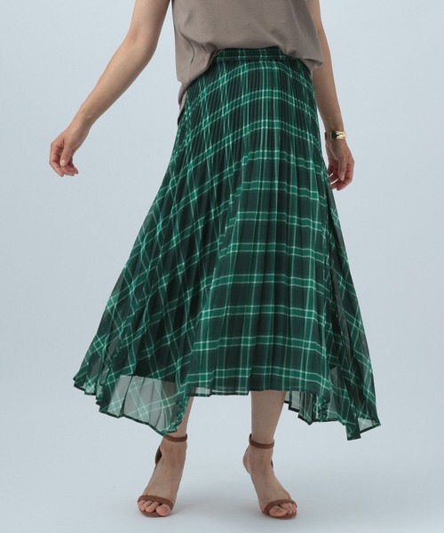 BAYFLOW(ベイフロー)の「ガラムジプリーツスカート(スカート・レディース・ライトグレー/ブラック/グリーン/ブルー・SMALL/MEDIUM)」の14枚目の写真