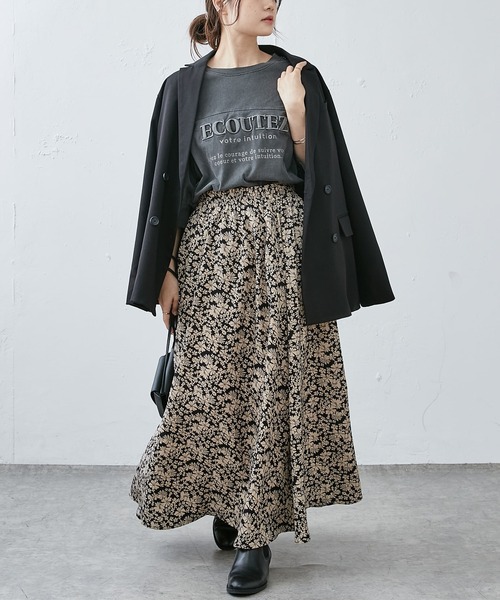 PUAL CE CIN(ピュアルセシン)の「シリコン刺繍ピグメントTシャツ(Tシャツ/カットソー・レディース・ブラック/グリーン系その他/グレイッシュベージュ/ピンク・FREE)」の21枚目の写真