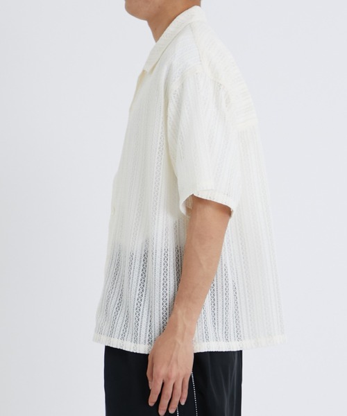 JIEDA（ジエダ）の「LACE SHIRTS S/S（シャツ/ブラウス）」 - WEAR