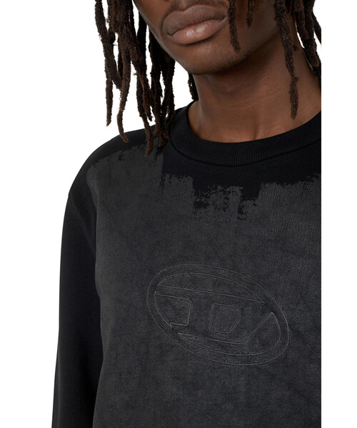 DIESEL（ディーゼル）の「メンズ スウェット エンボスロゴ（スウェット・メンズ・ブラック/ブルー・XXX-LARGE/LARGE/MEDIUM/X-LARGE/SMALL/X-SMALL/XX-LARGE）」の6枚目の写真