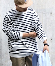 BACK NUMBER | 【BACK NUMBER】ヘビーウェイトボーダーロンT(Tシャツ/カットソー)