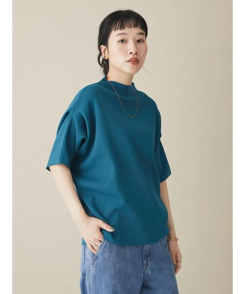 CRAFT STANDARD BOUTIQUE(クラフトスタンダードブティック)の「超軽量アップスリーブニットプルオーバー *(ニット/セーター・レディース・ブラック/ブルーグリーン/ベージュ/イエロー・FREE)」の20枚目の写真