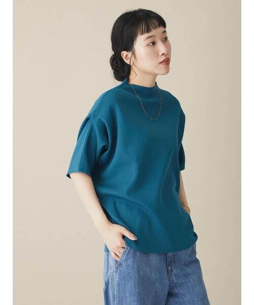 CRAFT STANDARD BOUTIQUE(クラフトスタンダードブティック)の「超軽量アップスリーブニットプルオーバー *(ニット/セーター・レディース・ブラック/ブルーグリーン/ベージュ/イエロー・FREE)」の22枚目の写真