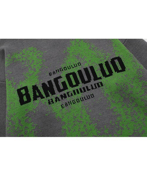 Ressaca（レサーカ）の「オーバーサイズ ロゴプリント クルーネックニットセーター（ニット/セーター・メンズ・ブラック/グレー/ブラック系その他2/カーキ/ブラック系その他・XL/M/L）」の19枚目の写真