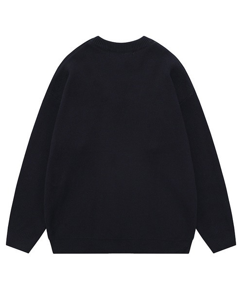 Ressaca（レサーカ）の「オーバーサイズ ロゴプリント クルーネックニットセーター（ニット/セーター・メンズ・ブラック/グレー/ブラック系その他2/カーキ/ブラック系その他・XL/M/L）」の13枚目の写真