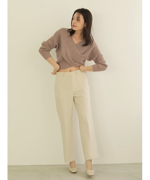 ACYM(アシーム)の「Moody color スラックス(スラックス・レディース・ベージュ/アイボリー・SMALL/MEDIUM)」の3枚目の写真