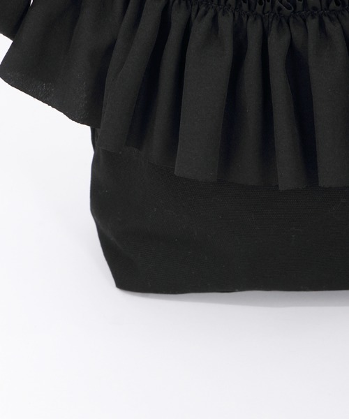 axes femme（アクシーズファム）の「Ａ４フリルトートバッグ（トートバッグ・レディース・ブラック/ピンク/キナリ・FREE）」の12枚目の写真